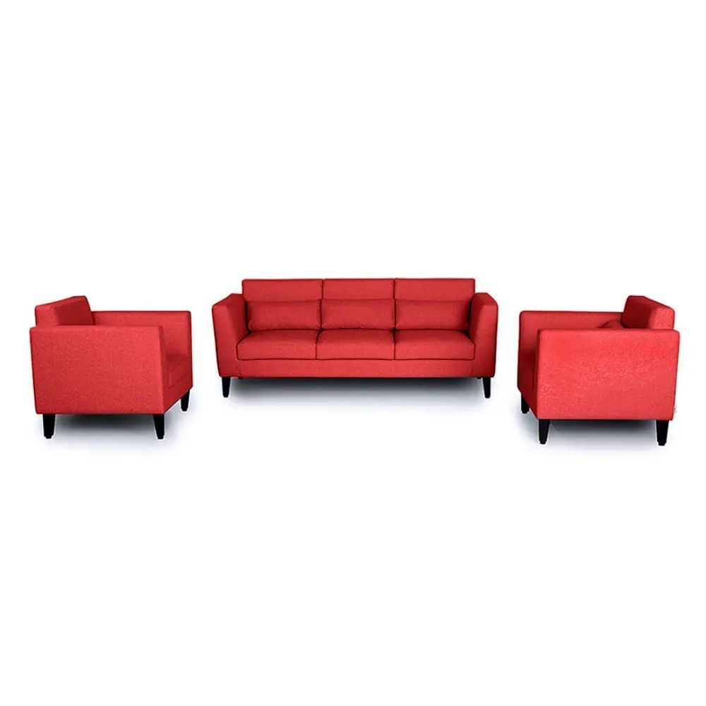 Wakefit SnoozePro Sofa Set (3+1+1) Omega Red