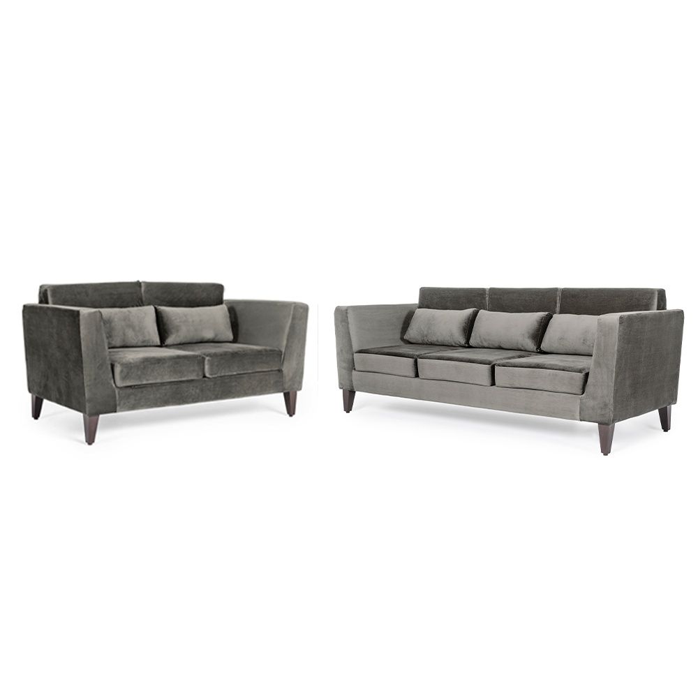 Wakefit SnoozePro Sofa Set - (3+2) - Velvet Tuscan Tan