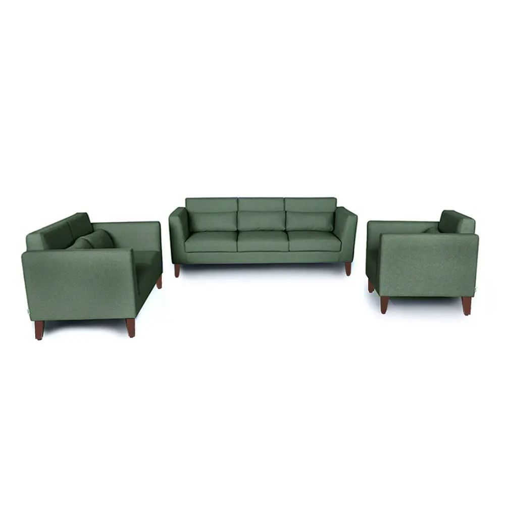Wakefit SnoozePro Sofa Set (3+2+1) Omega Green