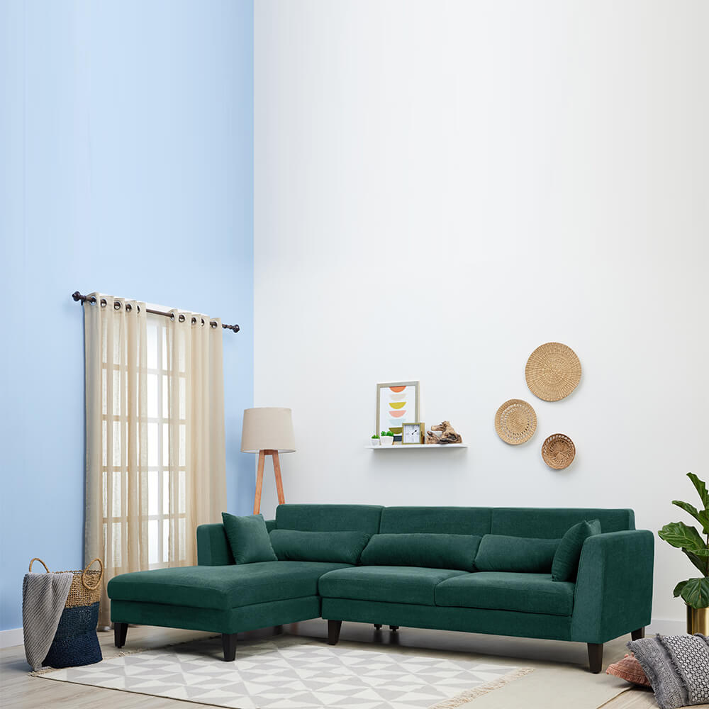The Wakefit SnoozePro L Shape Sofa Set (3 Seater + Left Aligned Chaise)