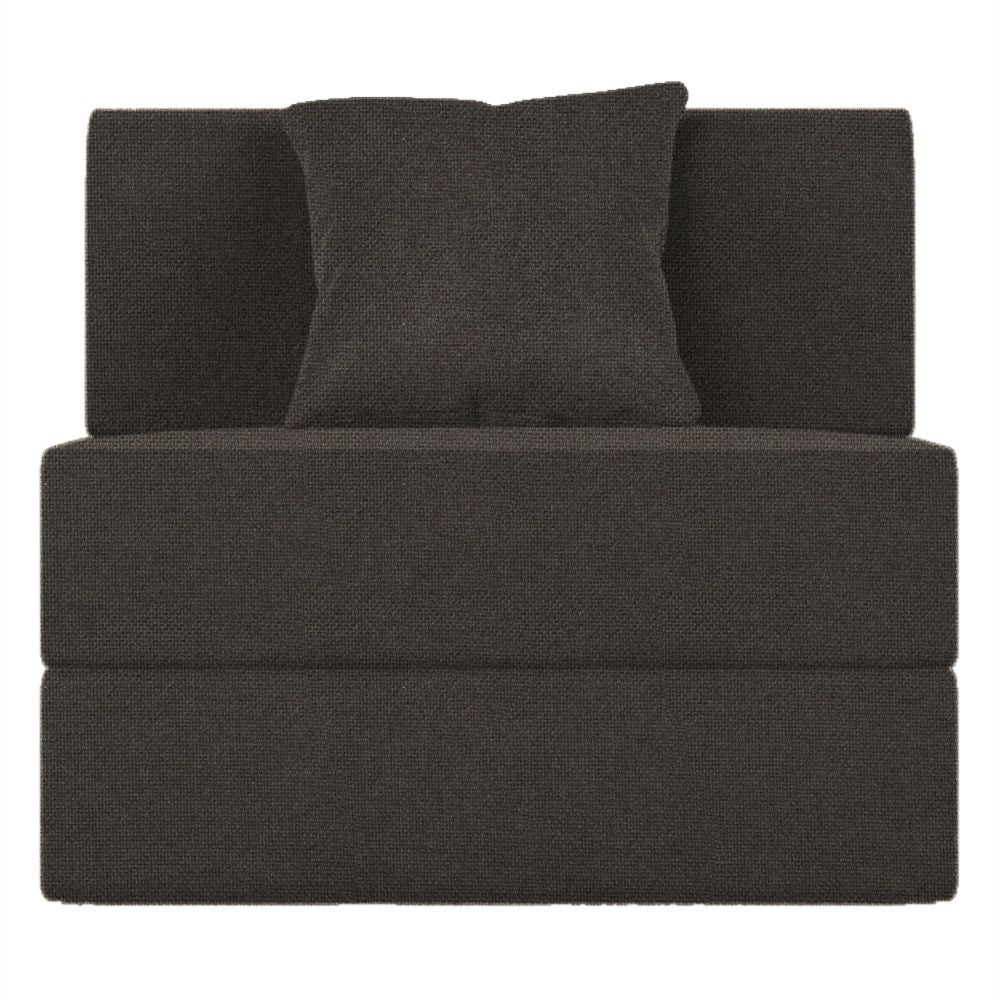Wakefit Flipper Sofa cum Bed - One Seater, Omega Ash Grey