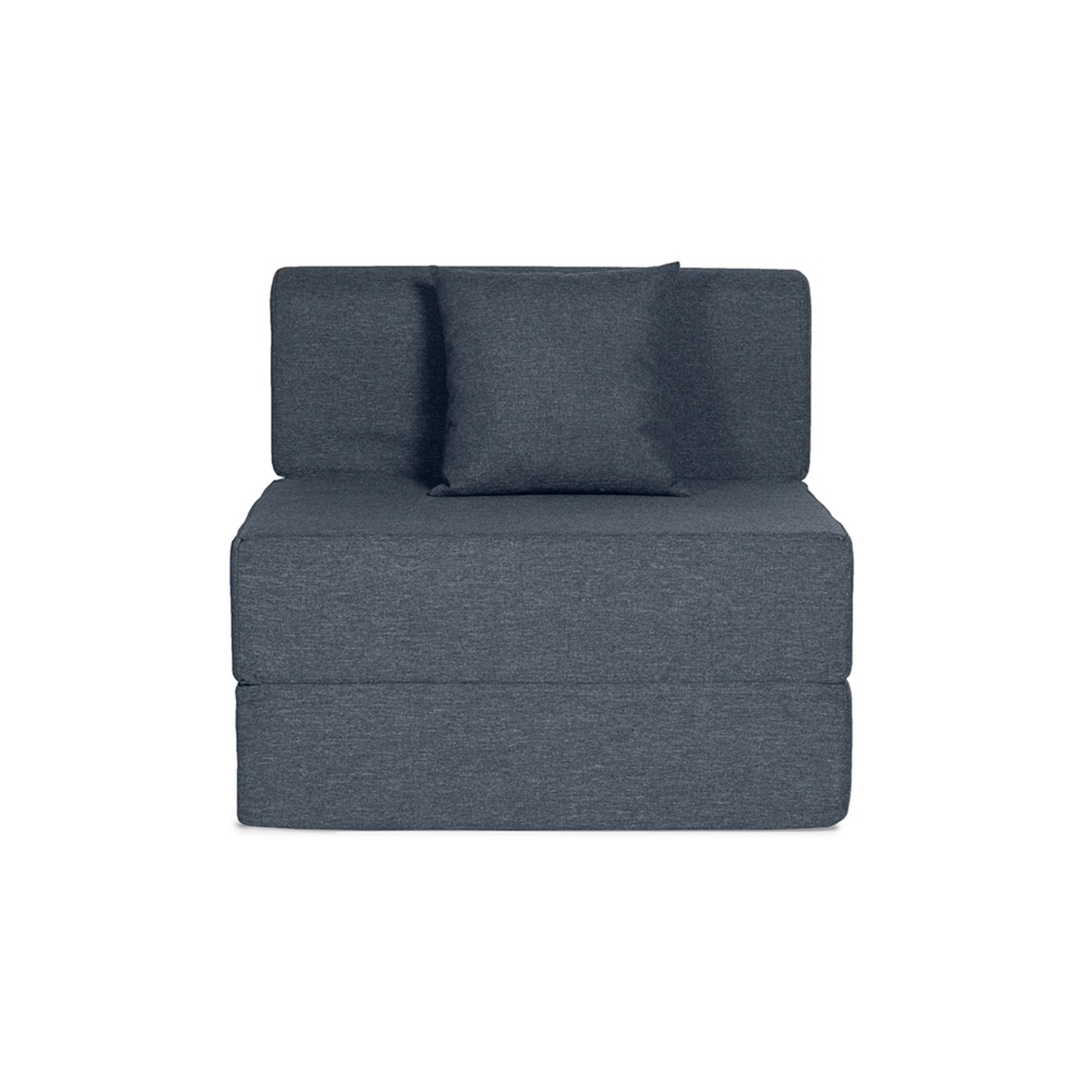 1 seater Omega Blue Flipper Sofa cum Bed