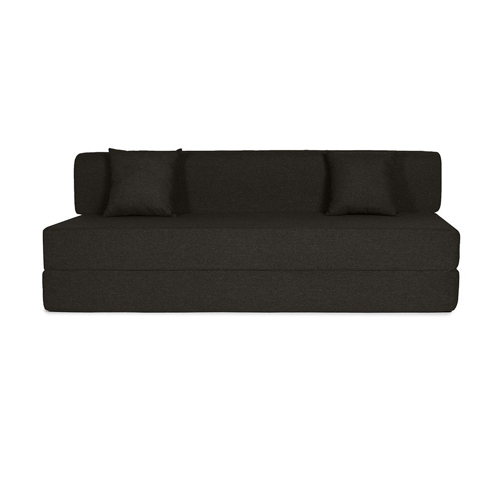 Wakefit Flipper Sofa cum Bed - Three Seater, Omega Choco Brown