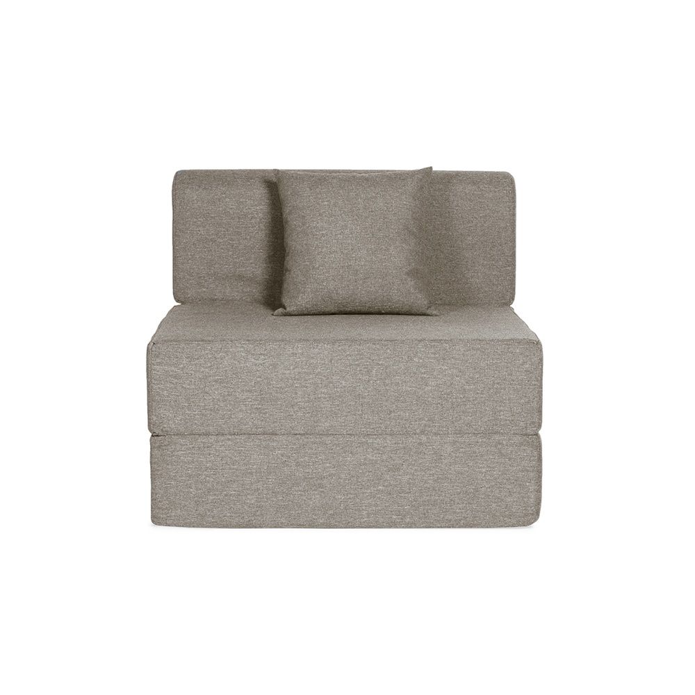 Wakefit Flipper Sofa cum Bed - One Seater, Omega Pearl
