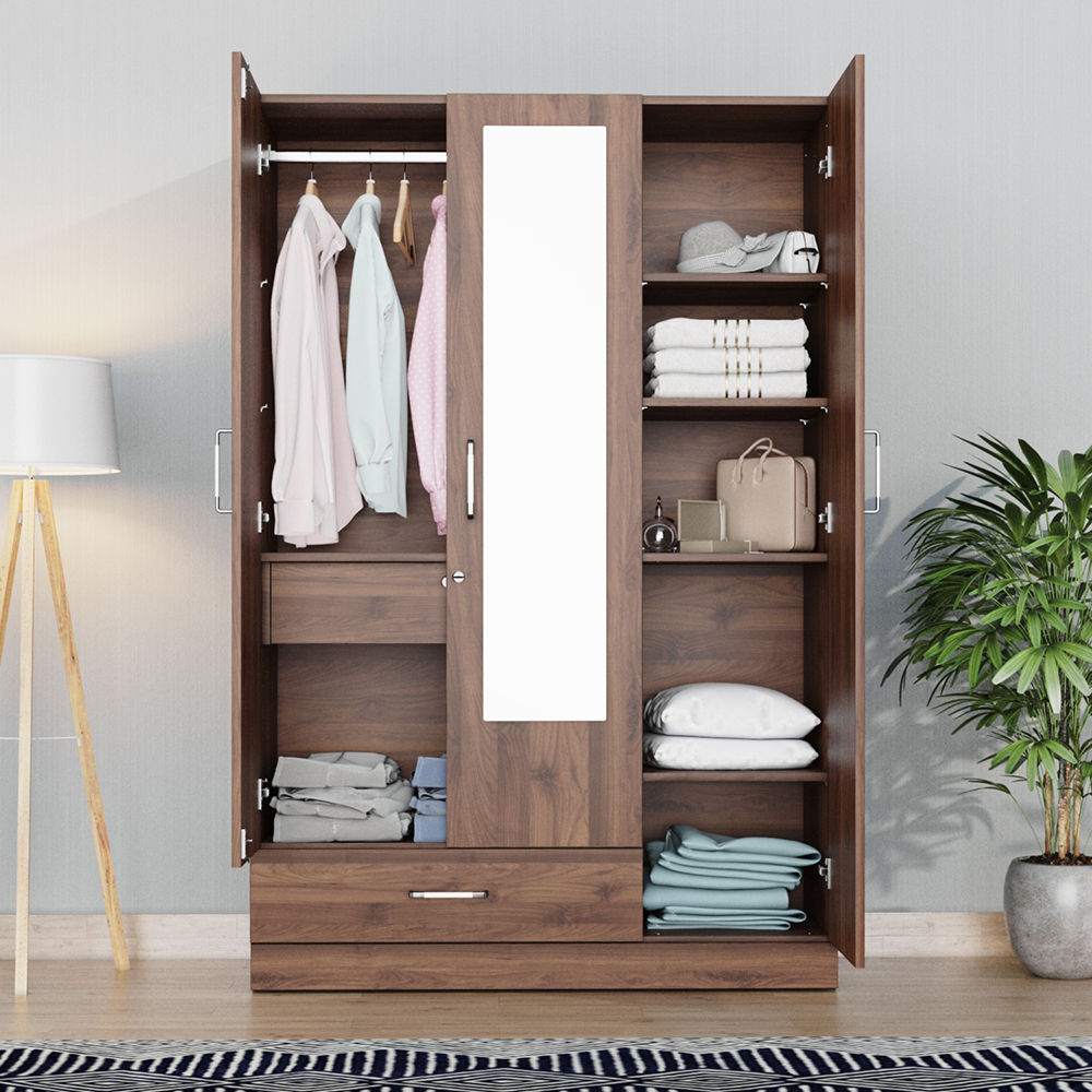 3 door wardrobe online discount