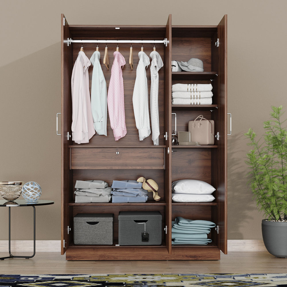 3 door wardrobe online discount