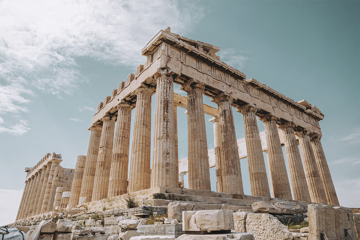 Parthenon, em Atenas, na Grécia