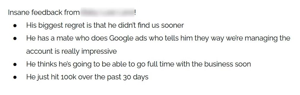 Client Testimonial 9