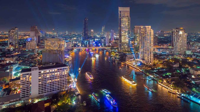Bangkok Skyline Nacht
