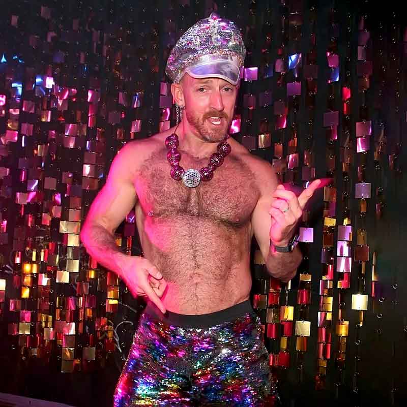 Karl auf der Disco Dudes