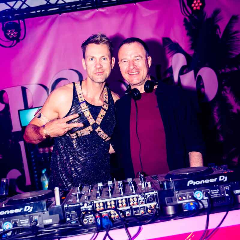DJs Frank Holland und Vigile