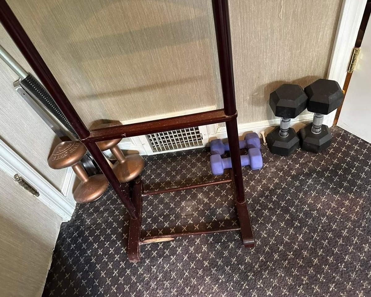 Workout equipment after