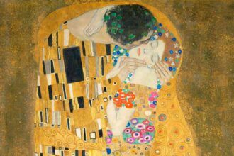 The Golden Kiss painting by Gustav Klimt
