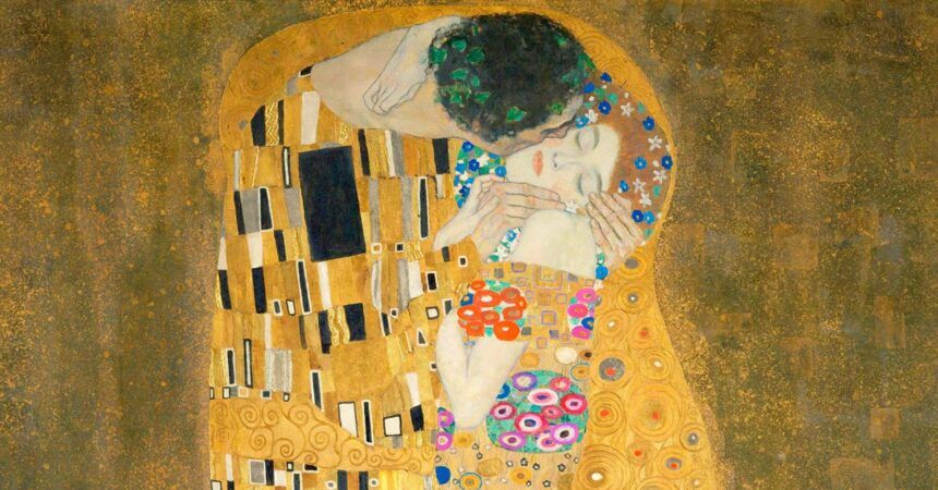 The Golden Kiss painting by Gustav Klimt