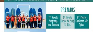 surfcamp en El palmar o un curso de surf con nuestro concurso