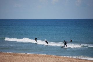 Aprendiendo a surfear