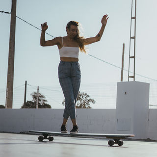 Surfskate longboarf en El Palmar