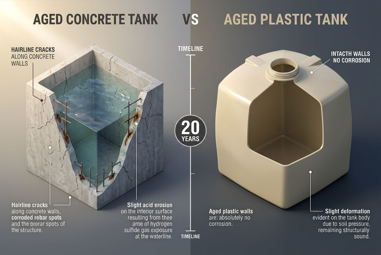 Concrete Vs Plastic Septic Tank