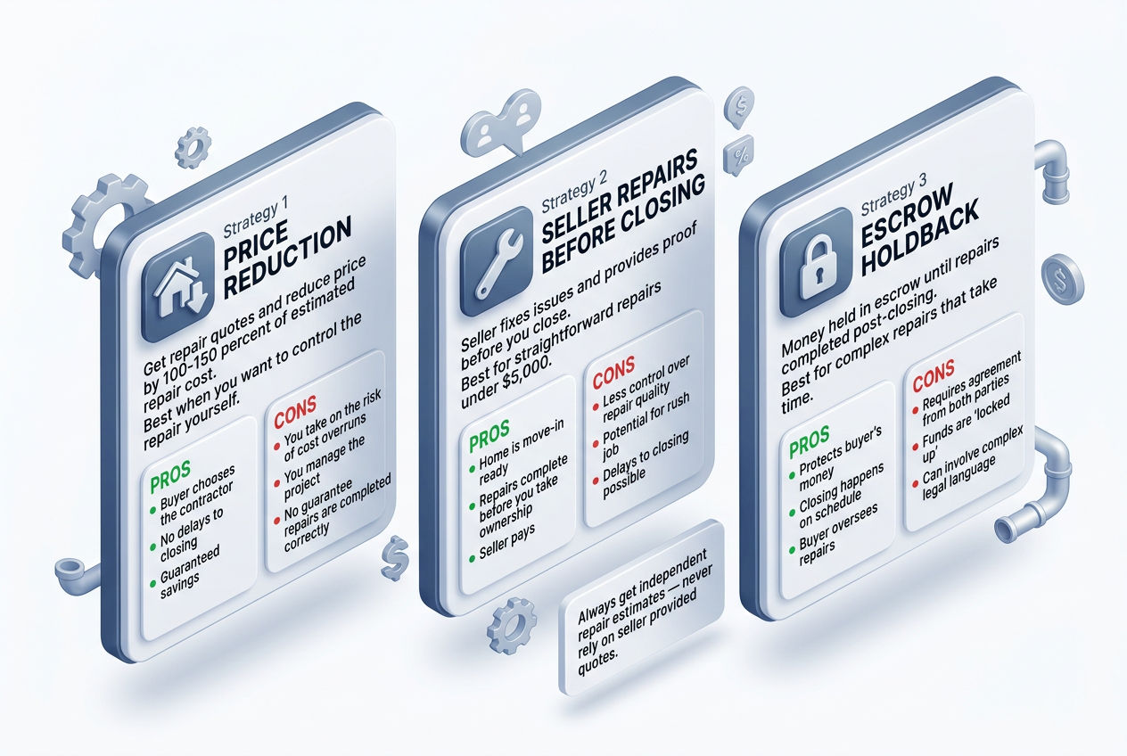 3D three-strategy guide for negotiating septic repairs when buying rural property