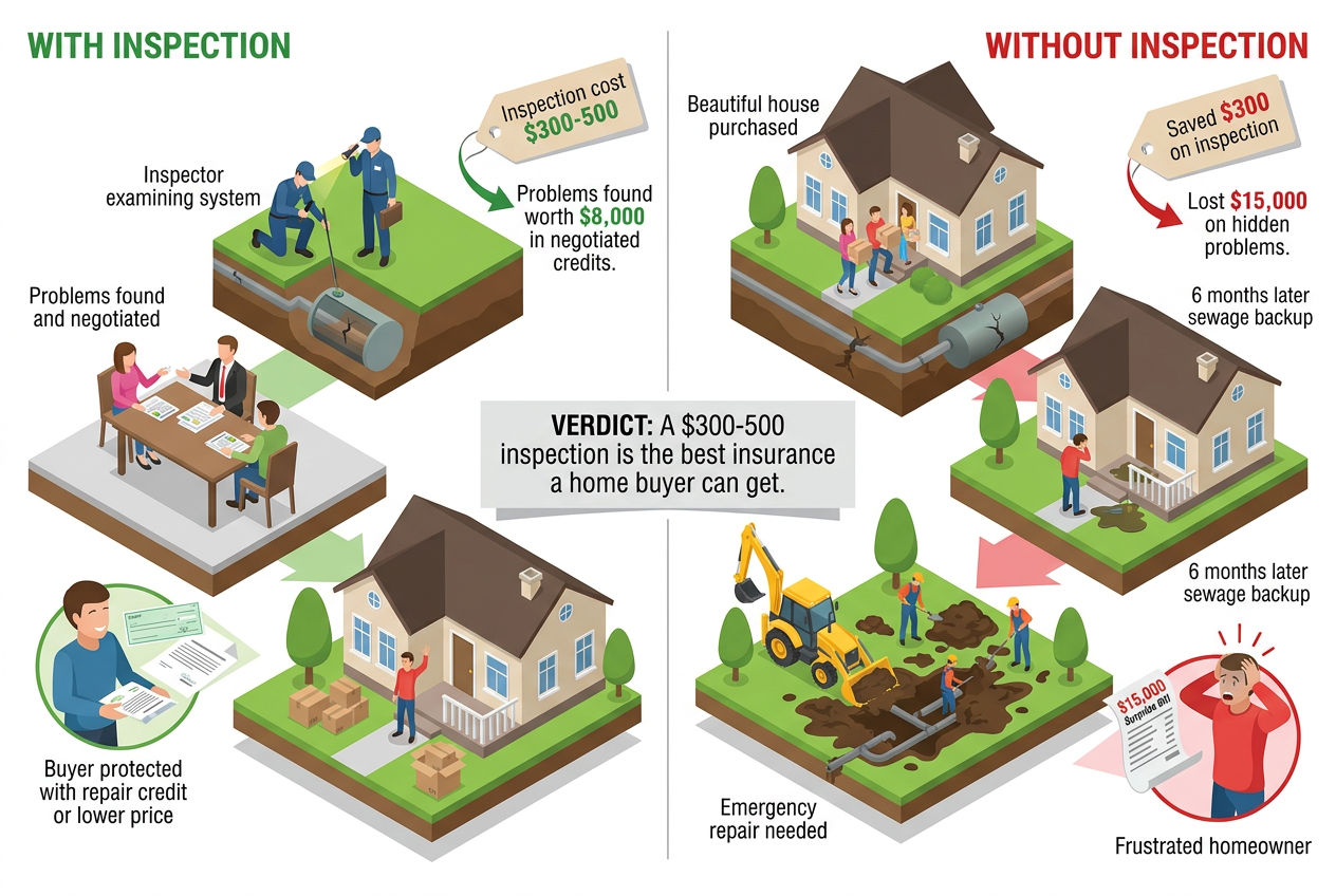 Great Description About Septic Inspection When Buying A House