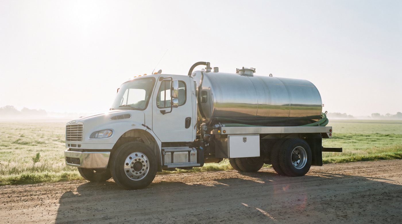 Septic company website hero