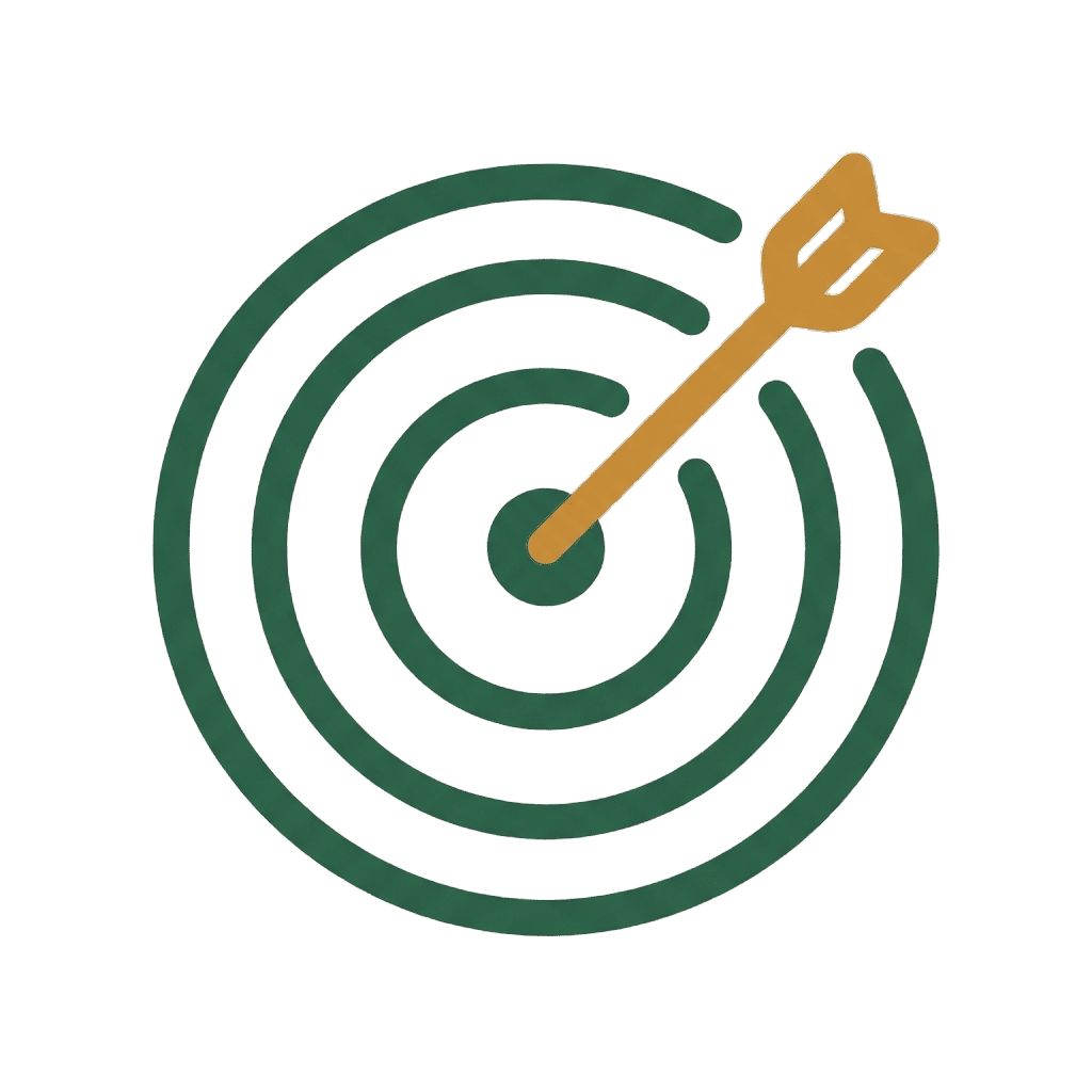 No guesswork — precise bullseye