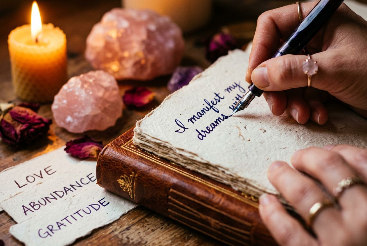 how to manifest someone — guided manifestation practice with intentional journaling