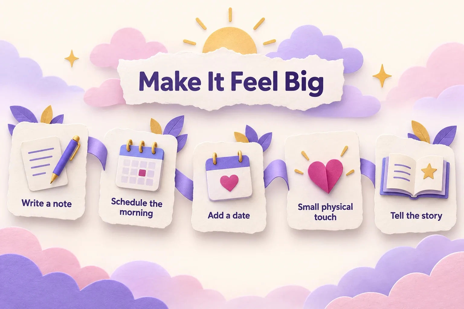 Last minute digital gifts: five steps to make an emailed gift feel big, from a note to a story