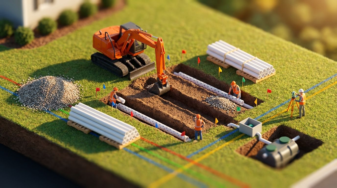 How to Install a Drain Field: 7 Steps (2026) | SepticTankHub