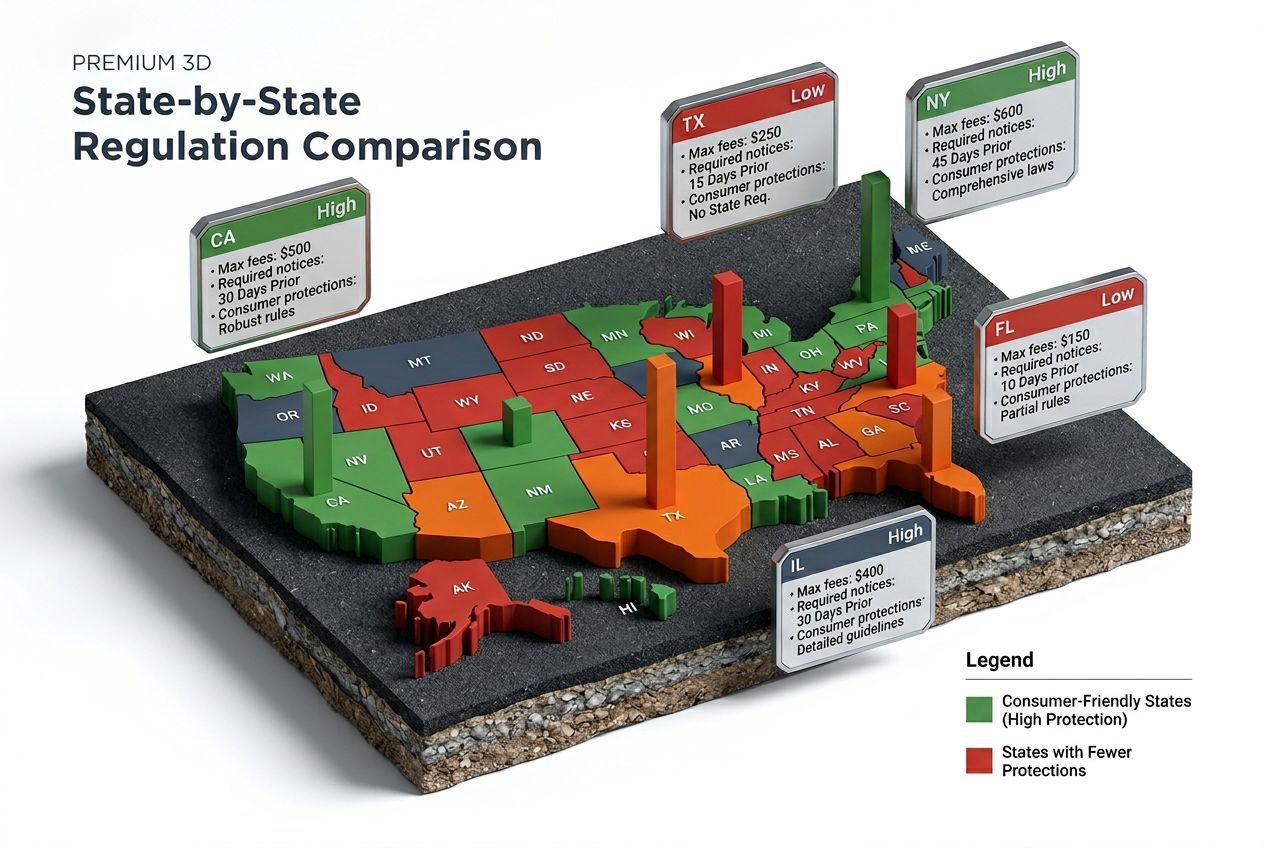 3D comparison of state regulations for towing laws by state: your complete 2026 guide