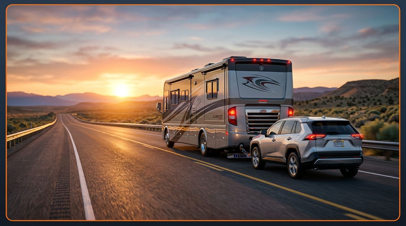 RV Toad Setup: How to Flat Tow a Dinghy Vehicle