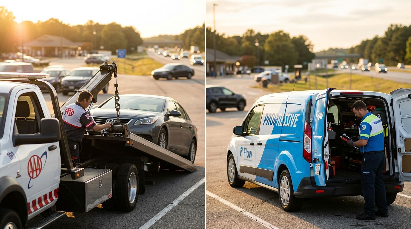 AAA vs Progressive Roadside Assistance: 2026 Cost & Coverage