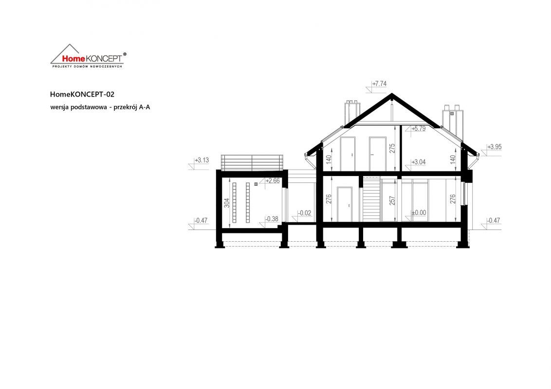 planasnamas - HK 02 Koncepcja przekrój A A P MINI 1