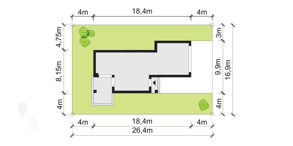 planasnamas - ma0144 sklypo planas