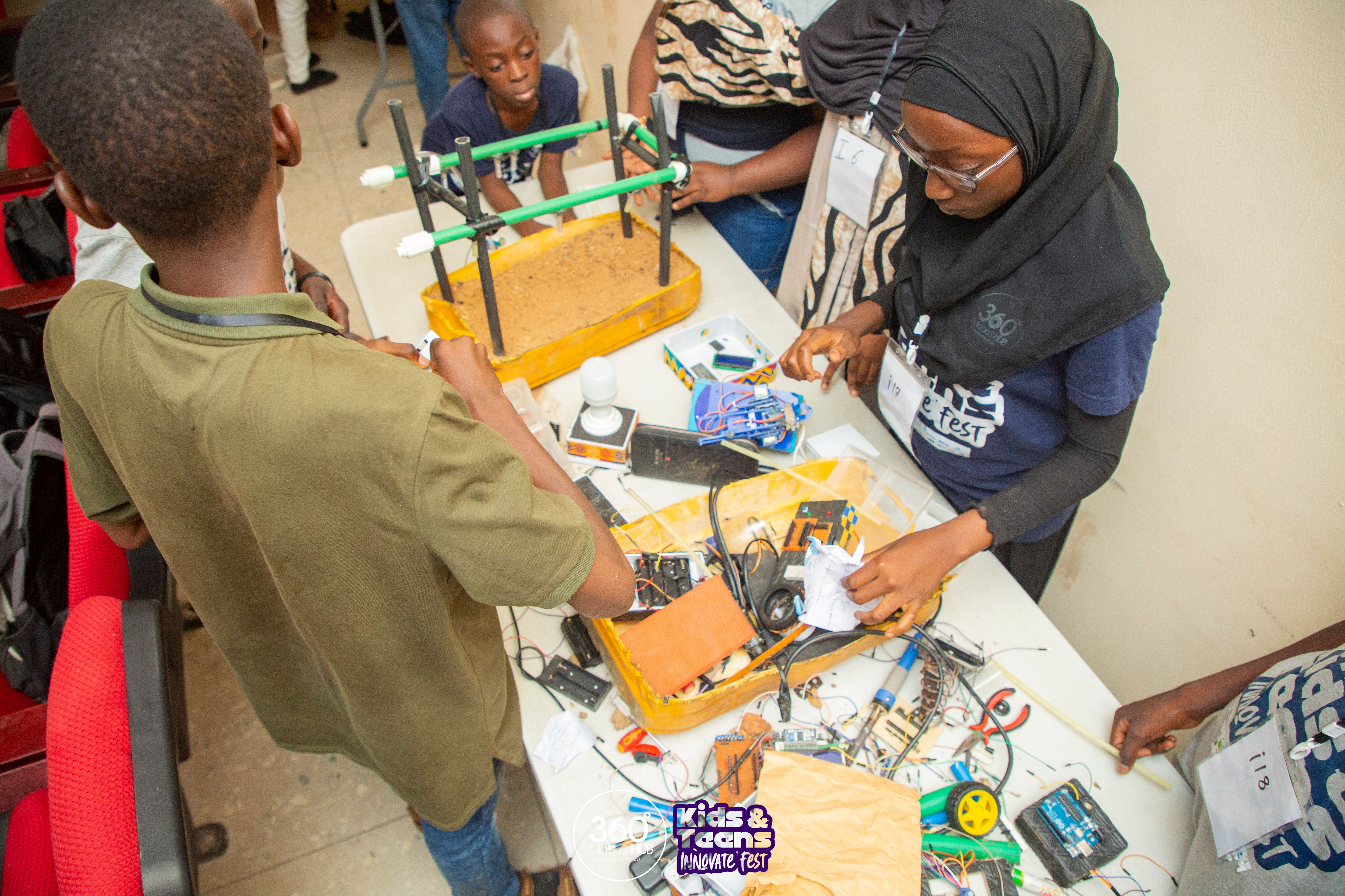 Young innovators at the Kids & Teens STEAM Innovate Fest