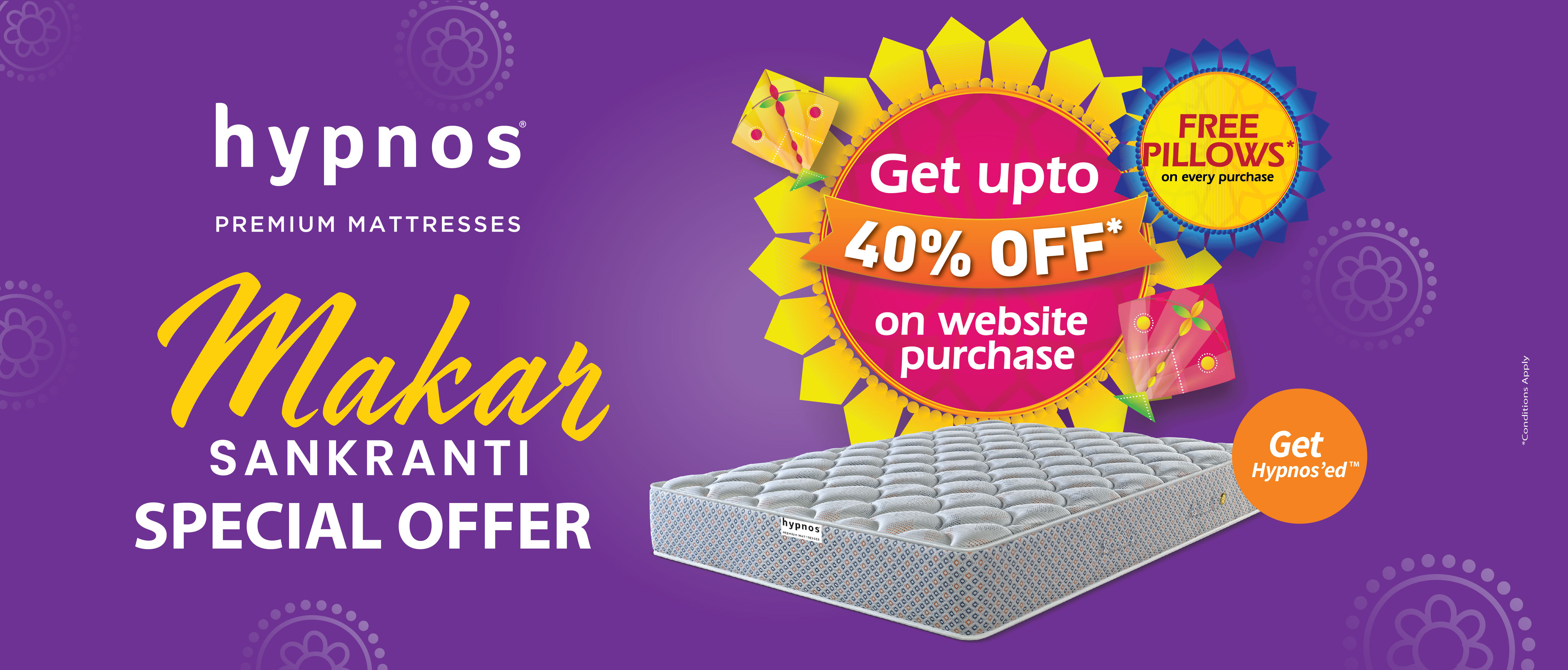 Allure mattress upto 40% discount