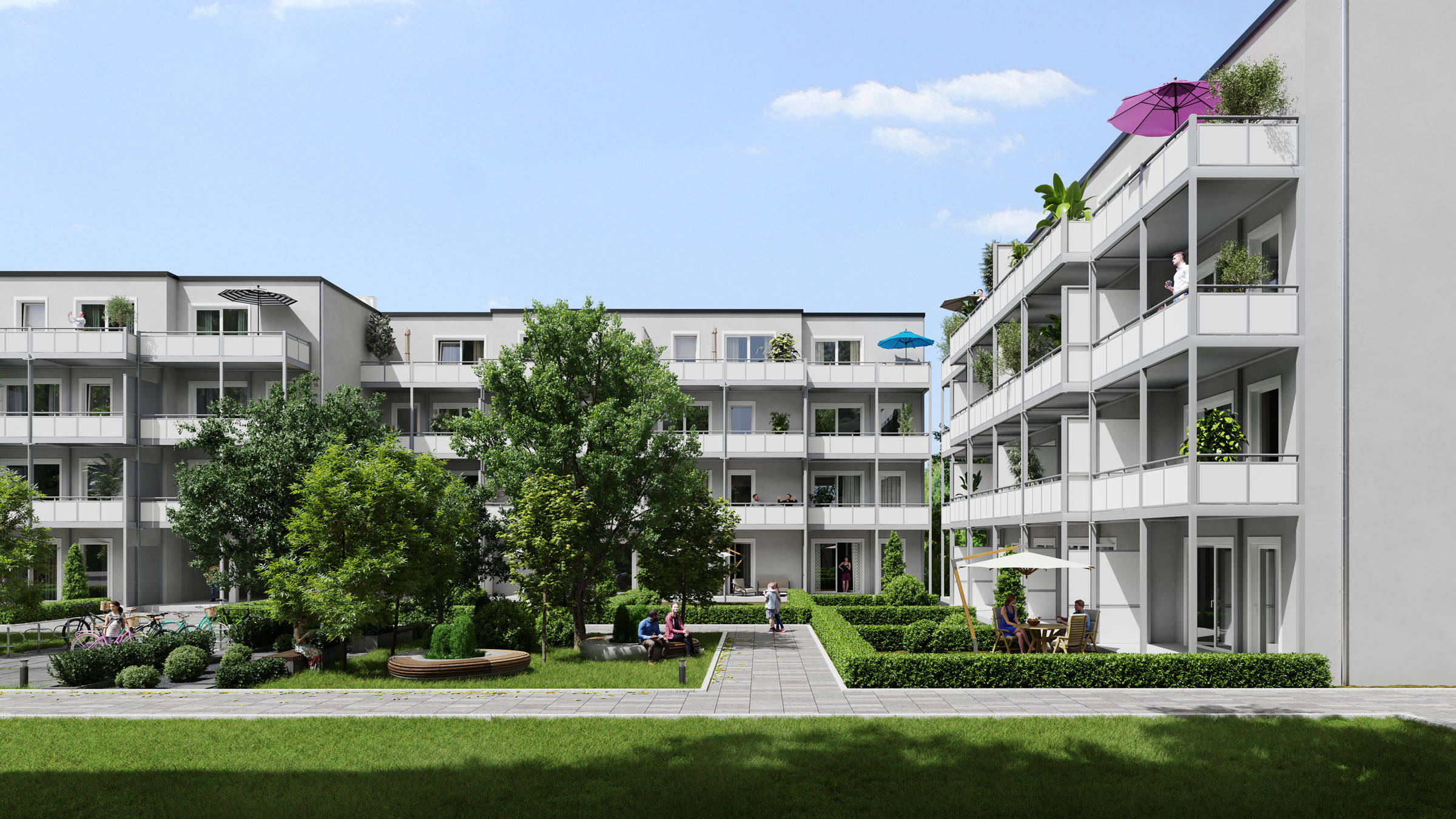 Heppenheim: Heppi Living, Visualisierung Außenansicht