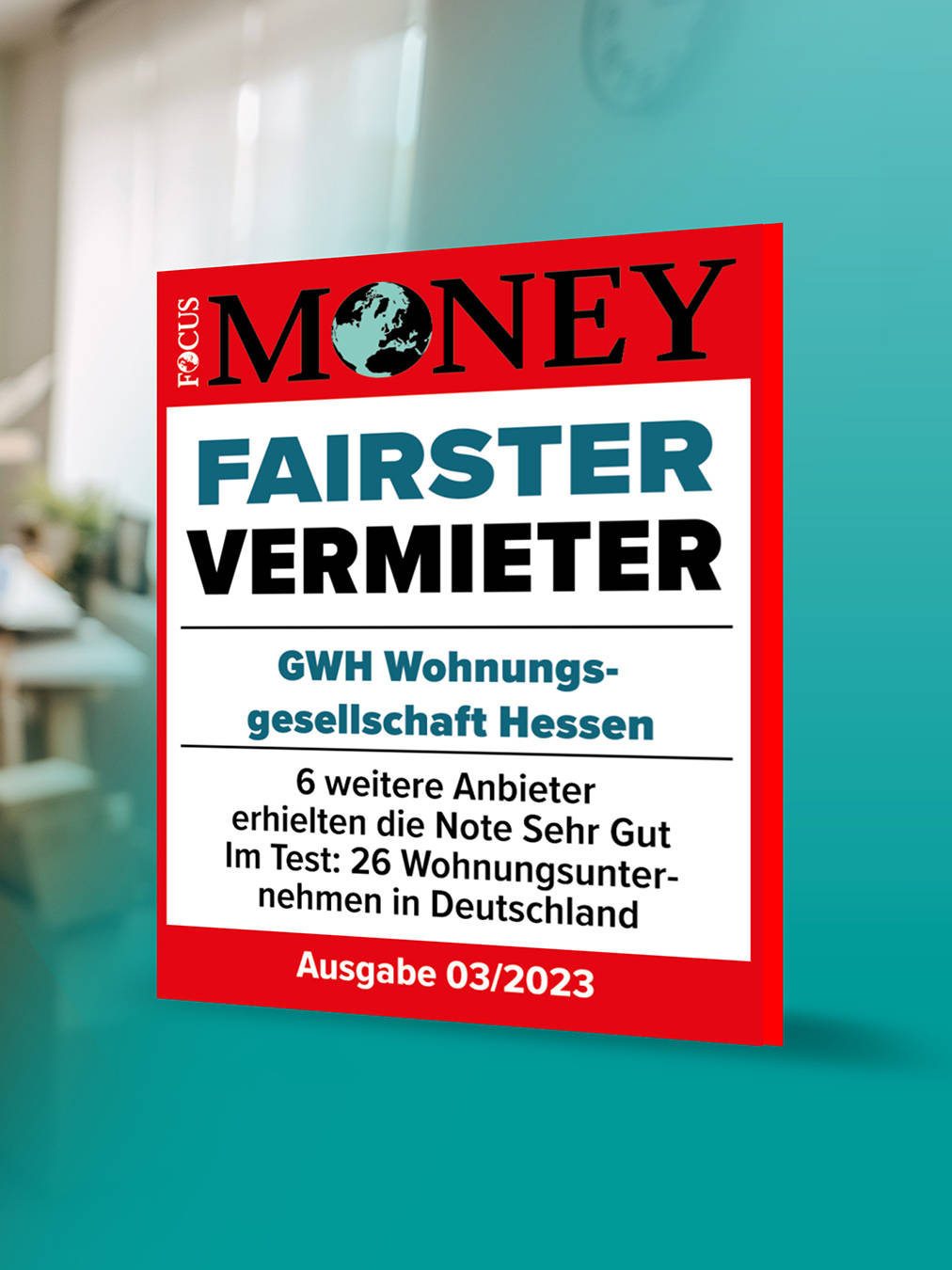 Focus Money-Studie kürt GWH zu den fairsten vermietern Deutschlands