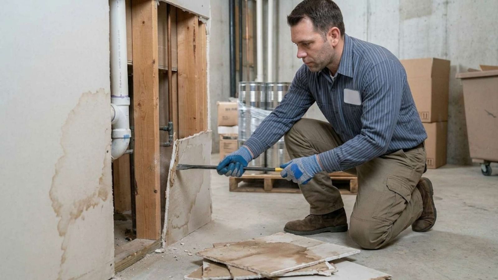 Wet Drywall Needs Replacement in Grantham, PA