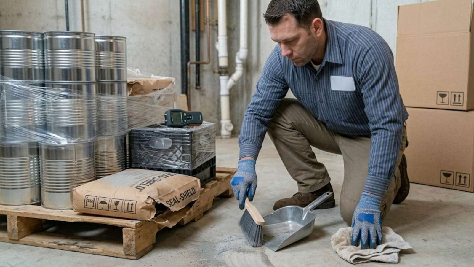 Water Damage In Store After Pipe Burst in Java Center, NY