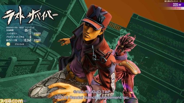 『ジョジョ ラストサバイバー』ダービーのコイン風缶バッジ目当てにバトロワゲー参戦。アブドゥルで燃やしながら逃げる非道戦法にドはまり【11/21キャンペーン開始】