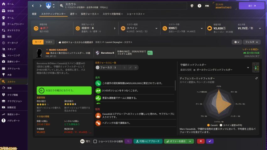超硬派サッカーシミュレーション『フットボールマネージャー2024』レビューをシリーズ累計で1万時間遊んだ人が書いたら「負けられない戦いがここにある」と言わんばかりの大作になった