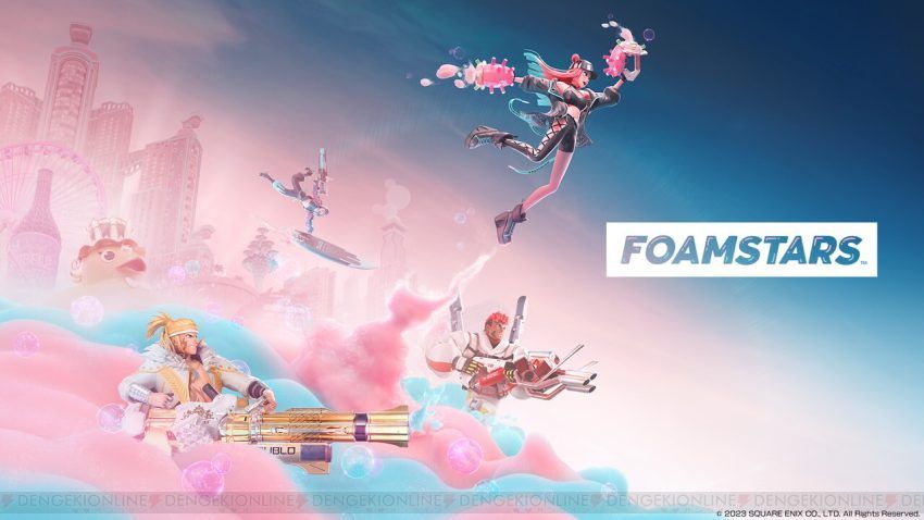 ＜画像1/7＞スクエニ新作『フォームスターズ（FOAMSTARS）』が発表。4人vs4人で“アワ”を撃ち合う新感覚アワパーティシューター ...