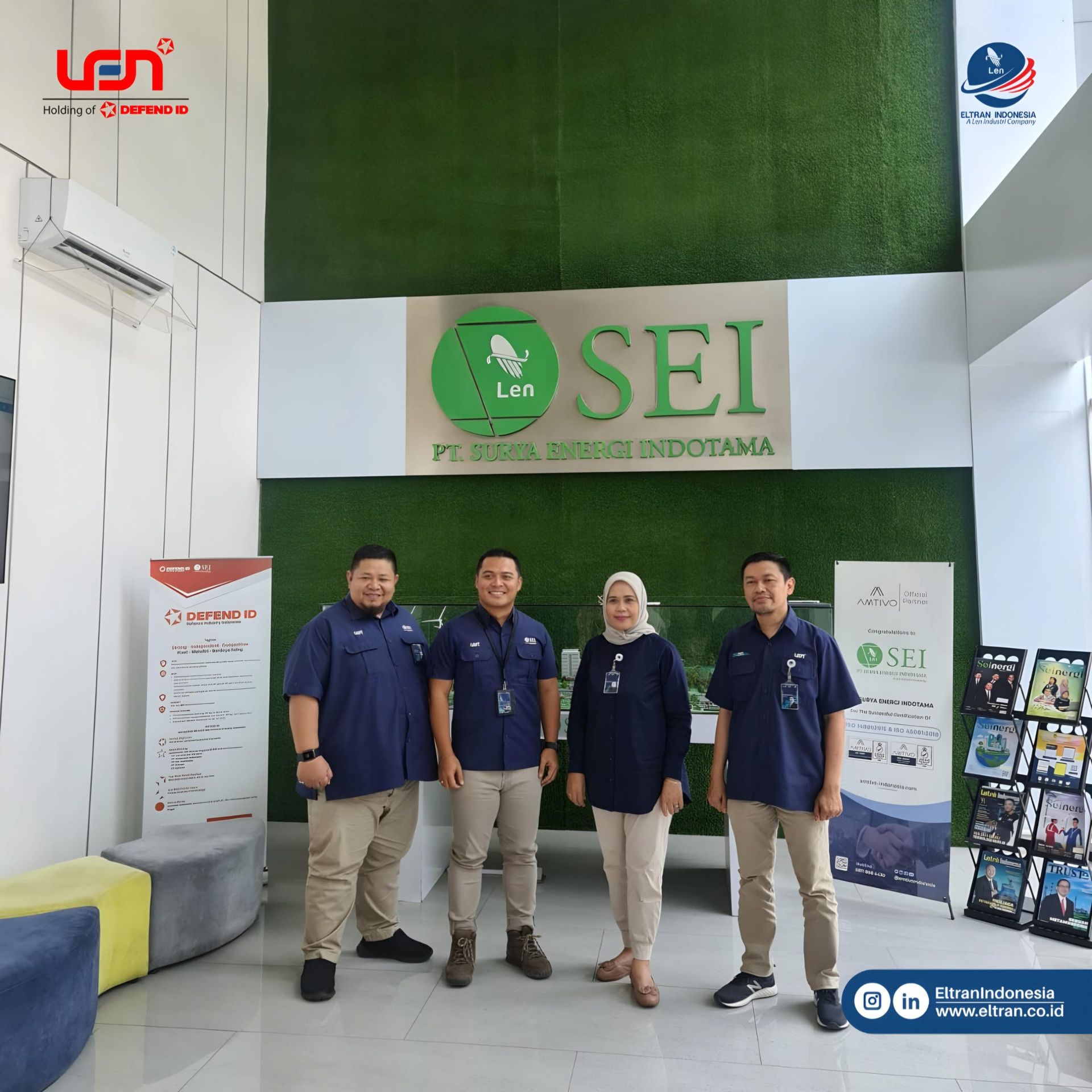 Kunjungan Direksi PT Eltran Indonesia ke PT SEI