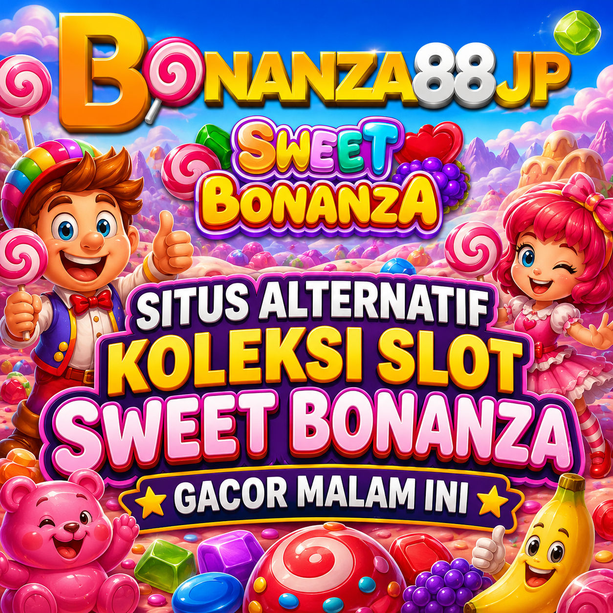 BONANZA88JP : Situs Alternatif Koleksi Slot Sweet Bonanza Gacor Malam ini