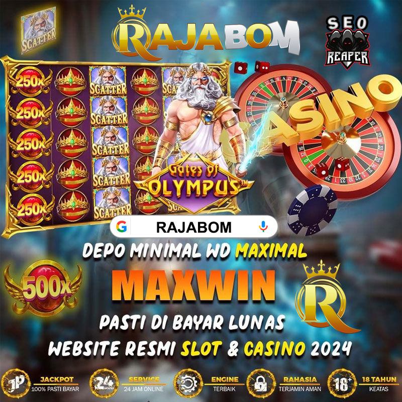 RAJABOM Agen Judi Slot QRIS Deposit 10Rb Jamin 100% Bakal WEDE