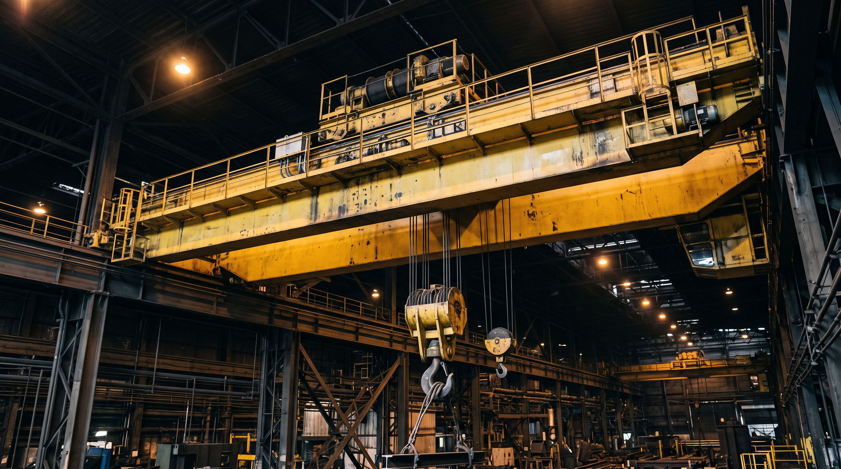 Double Girder EOT Crane in service