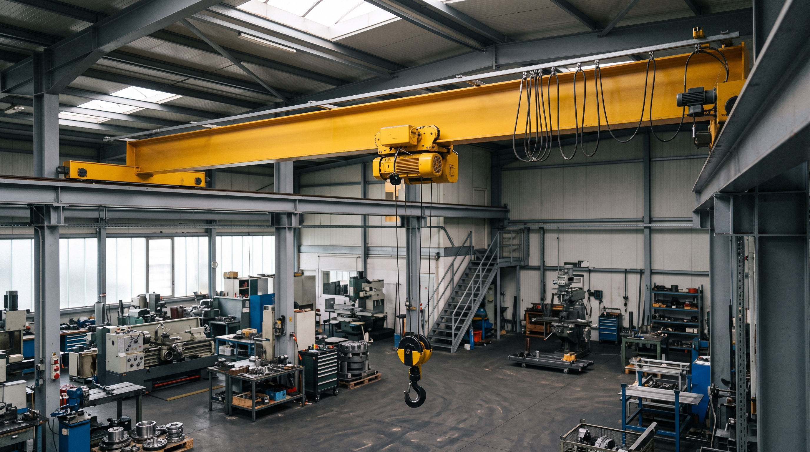 Single Girder EOT Crane in service