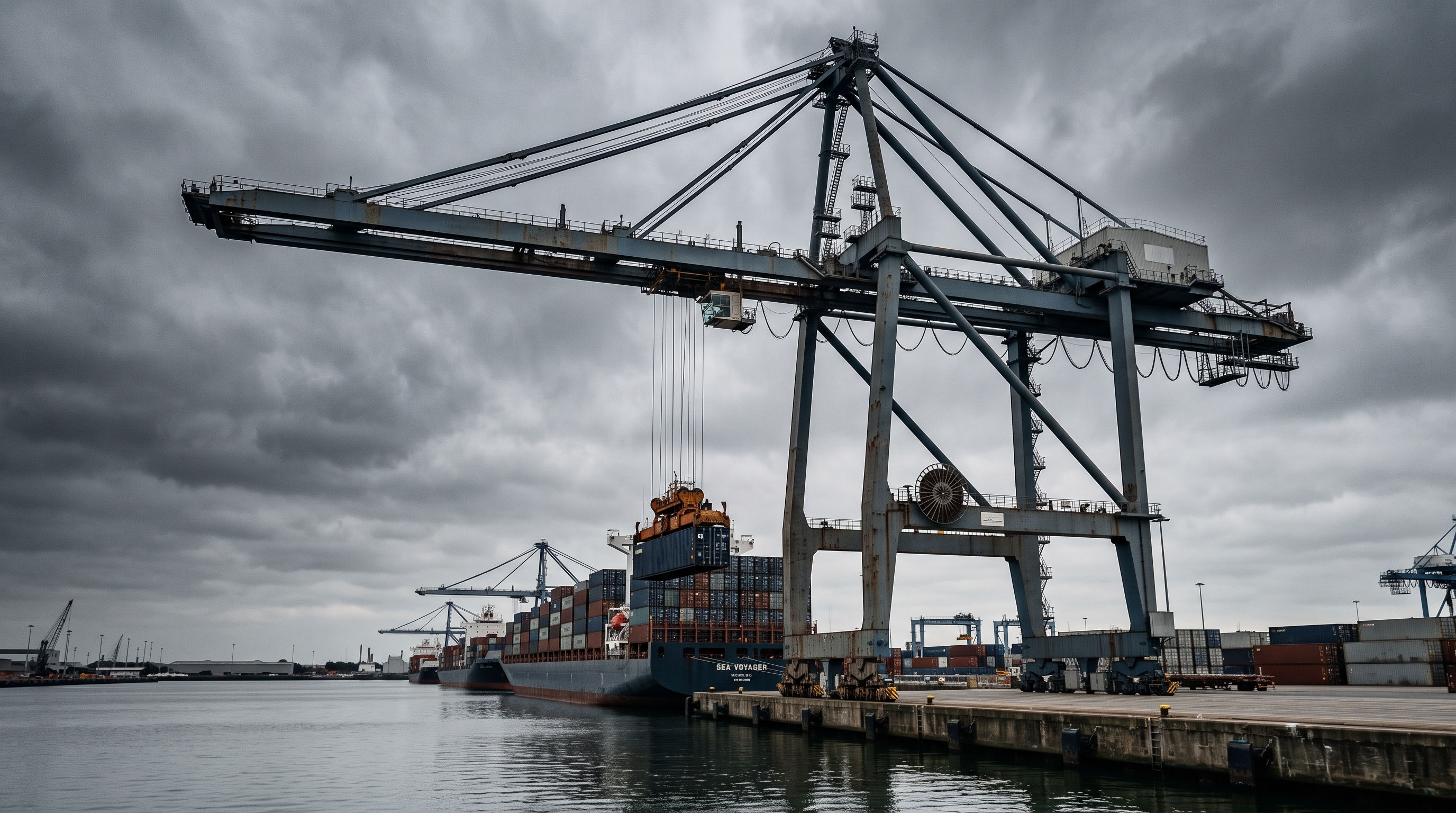 Ship-to-Shore Crane in service