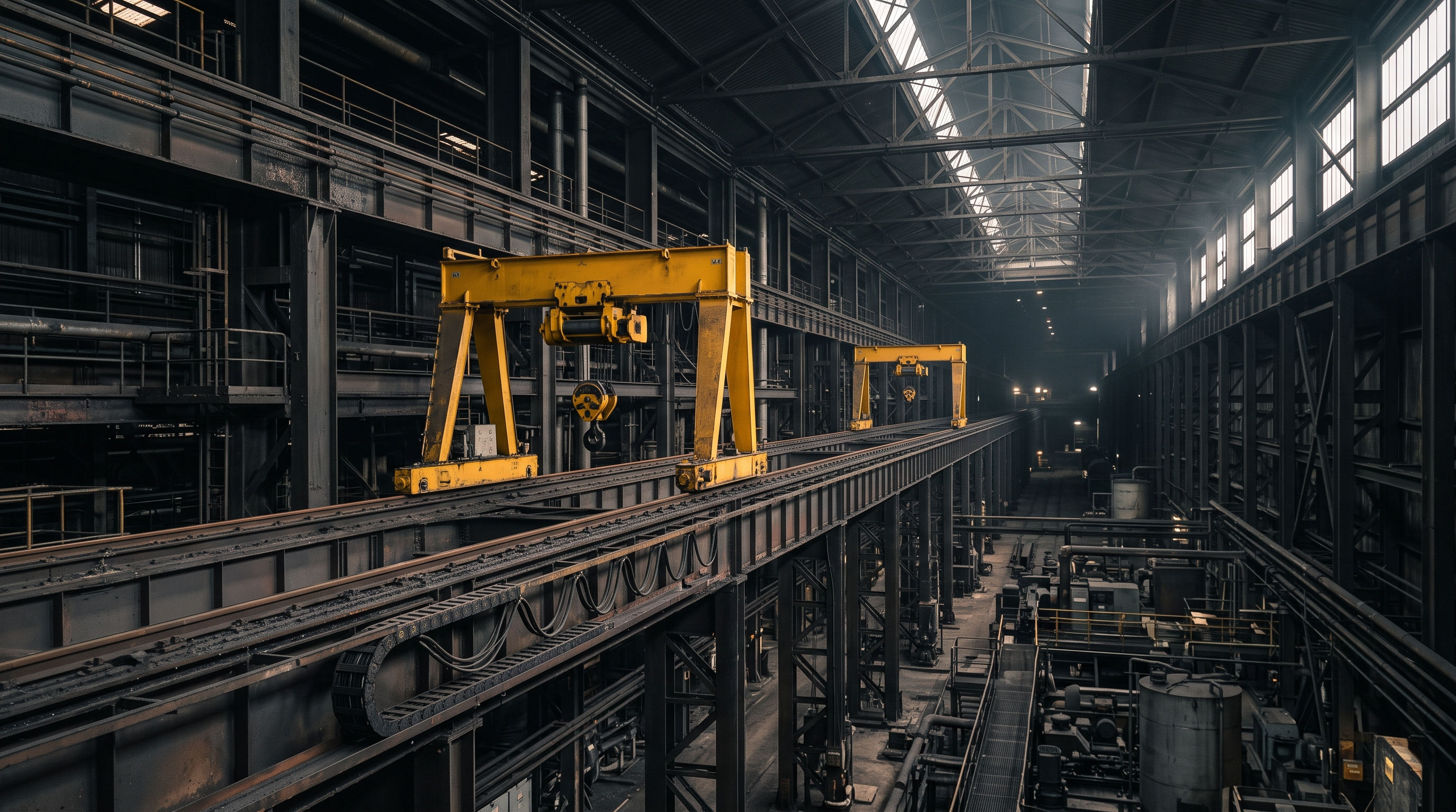 Mill House EOT Cranes of the type supplied on this order